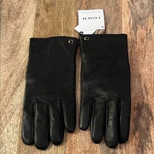 NWT Coach Leather Gloves
